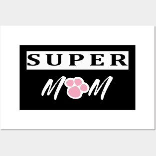 super cat mom Posters and Art